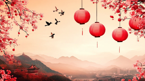 东南沿海春晚背景