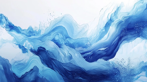 抽像山水线条背景装饰