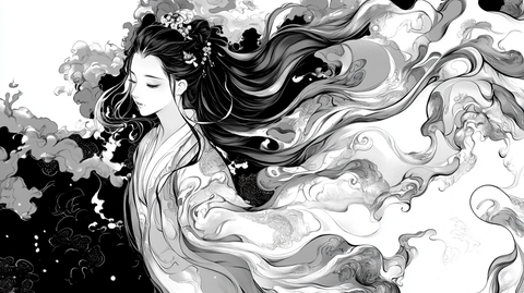 不知火包装插画