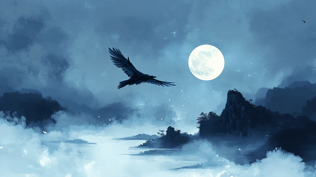 星月河幻想插画