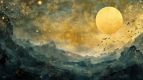 星月河幻想插画
