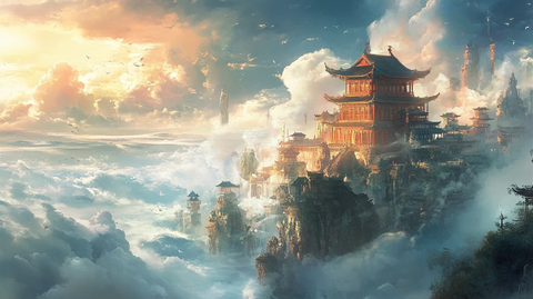 古风仙境天上宫阙