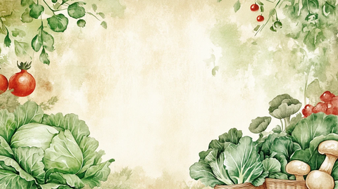 卡通蔬菜背景