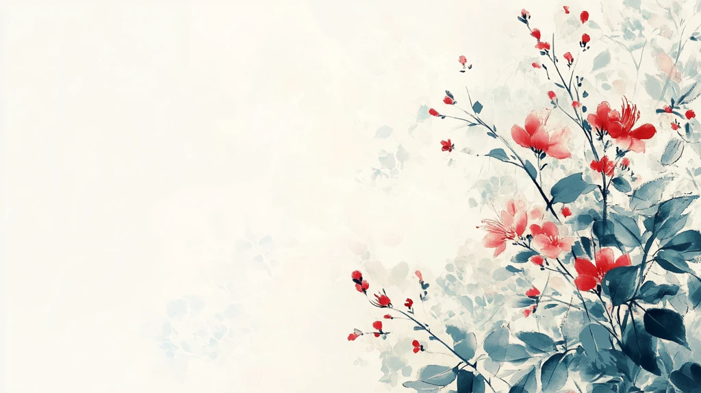 花枝背景图