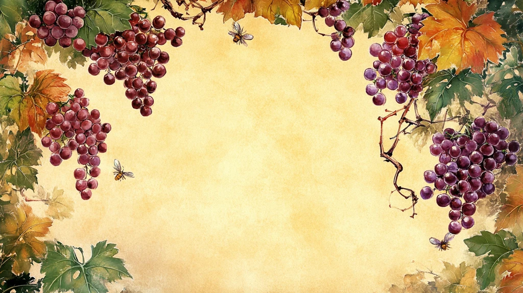 葡萄暖色背景墙