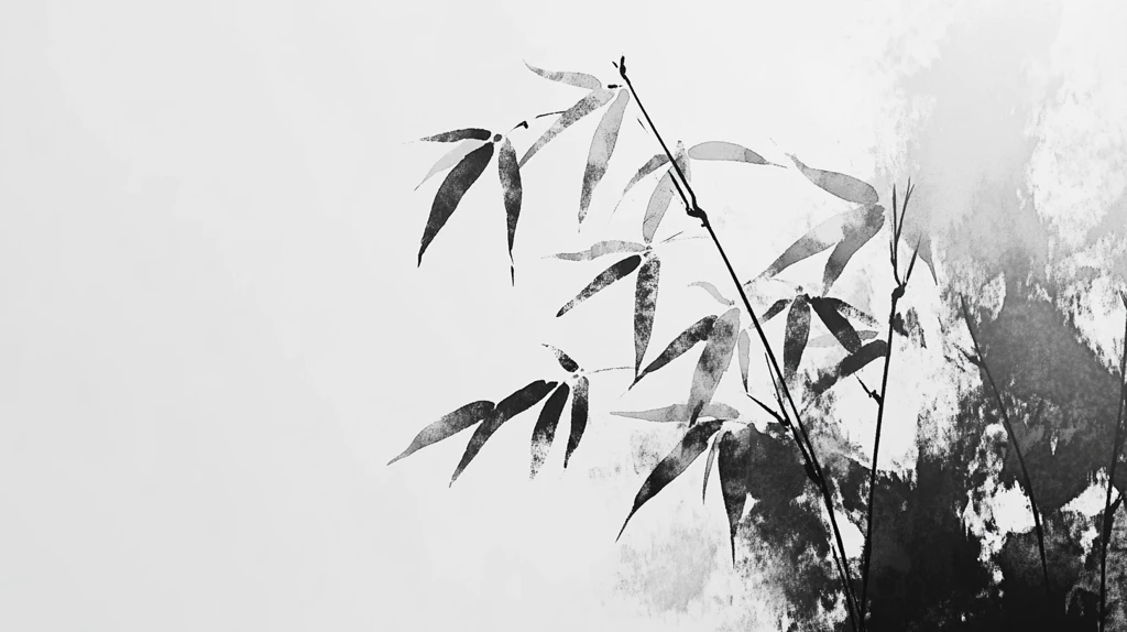 二十四节气竹叶梅花