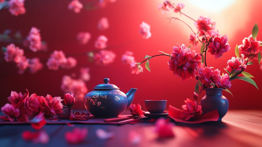 新春茶话会素材