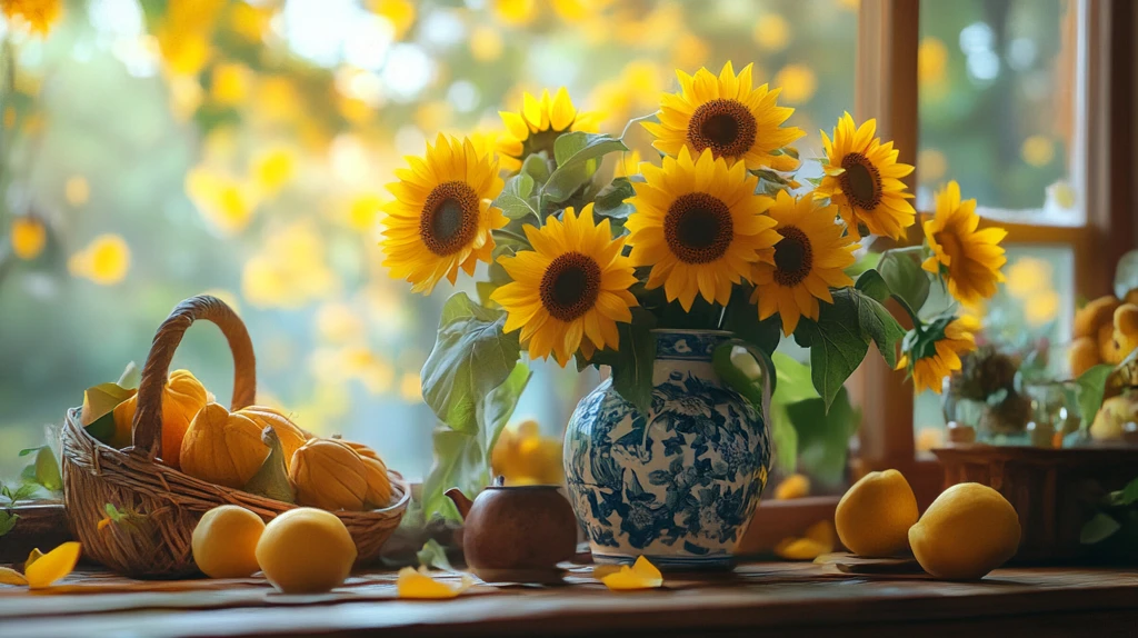 客厅夏日向日葵