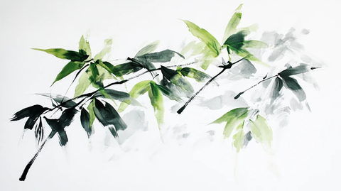 树枝树叶艺术画