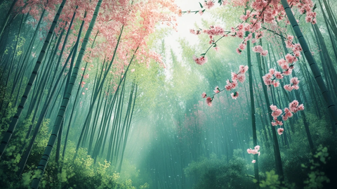 唯美梦幻梅花林