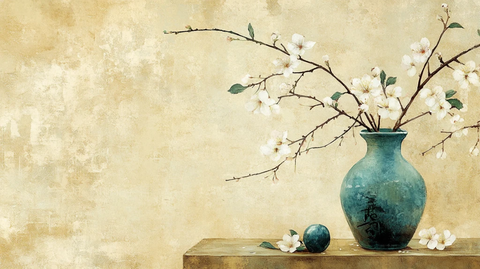 手绘花鸟壁纸壁画