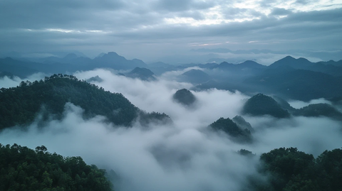 柯村云海全景图