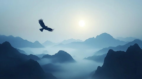 雄鹰展翅大展宏图