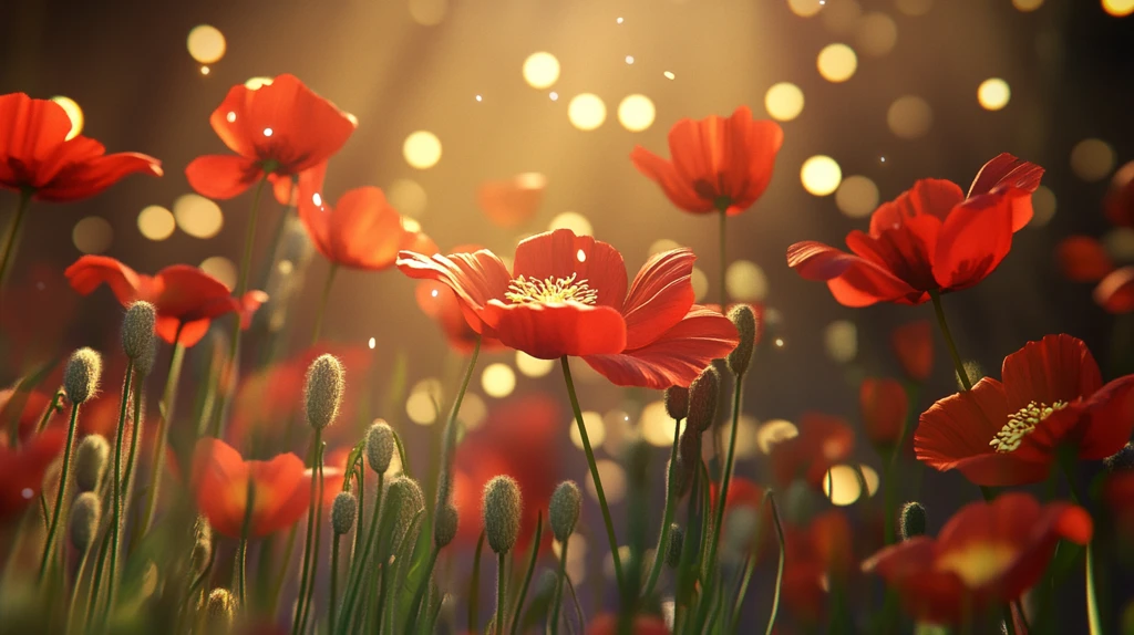 绽放的花朵动画模型