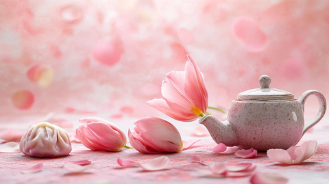 玫瑰花茶壁纸
