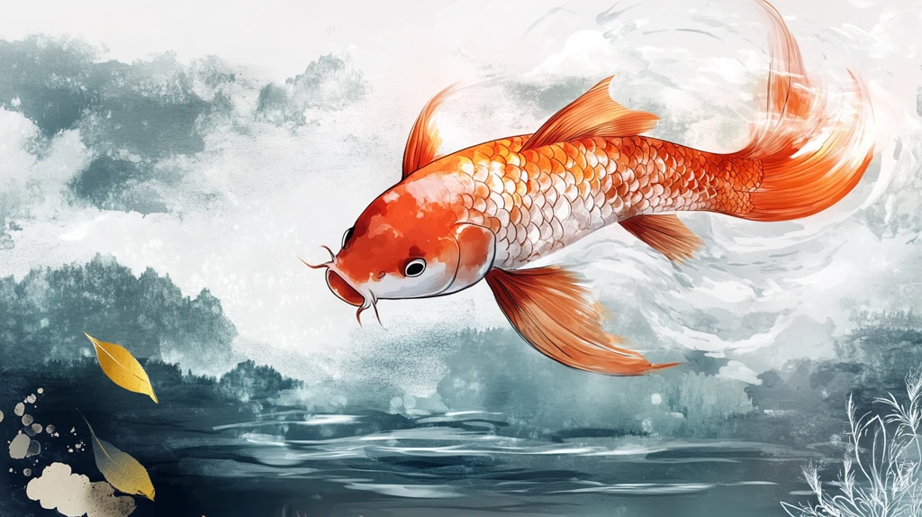 插画锦鲤