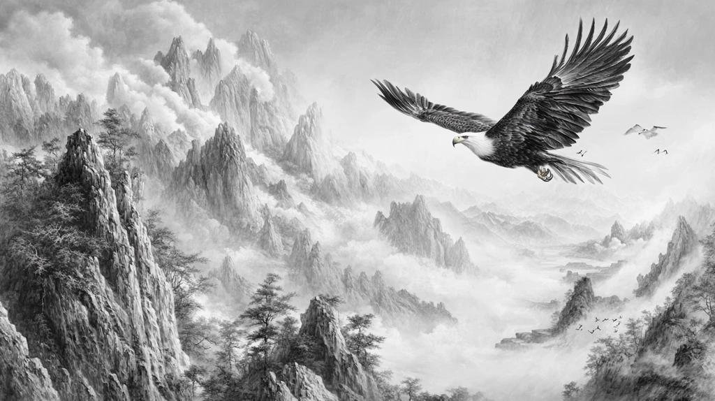 大鹏展翅大展宏图寓意