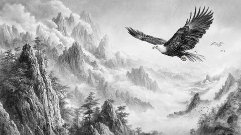 大鹏展翅大展宏图寓意