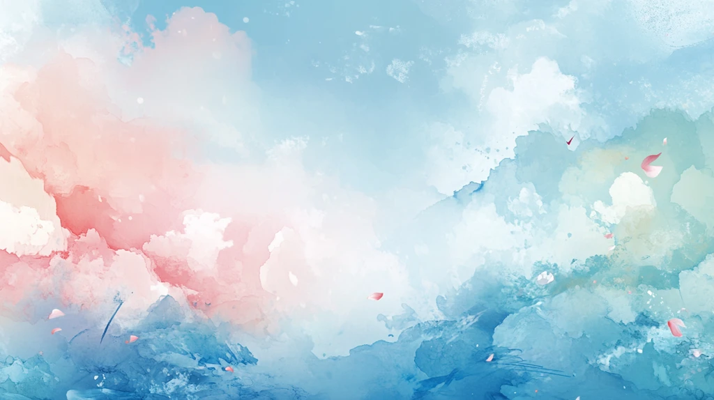 梦幻朦胧淋漓诗意水墨