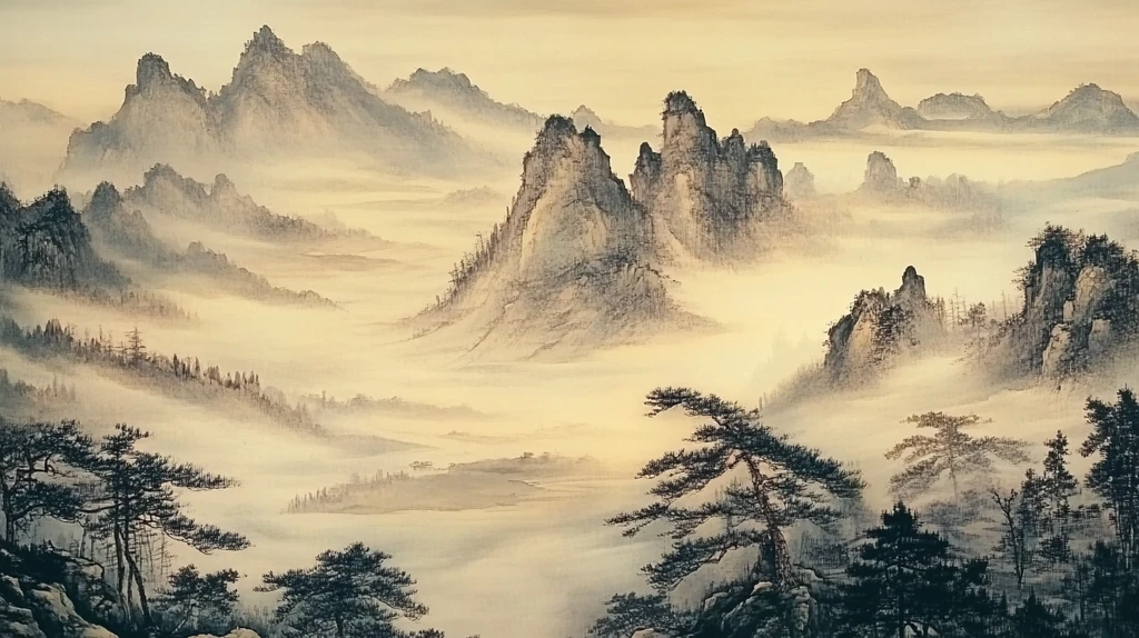 金光万丈美术绘画