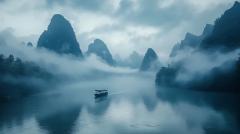 漓江雾色