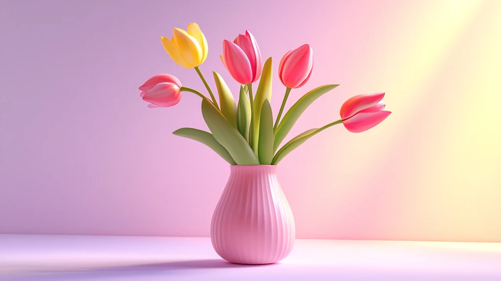 母亲节粉色花束