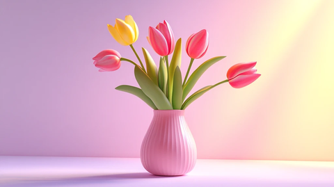 母亲节粉色花束