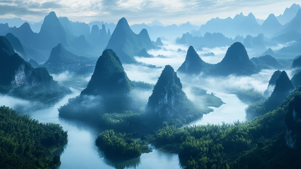 高清宽幅山水风光