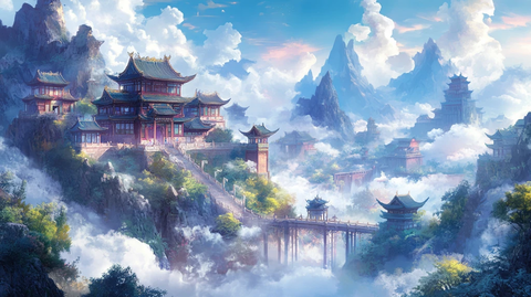 古风仙境天上宫阙