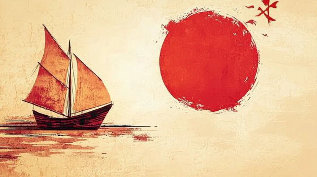 扬帆起航红色
