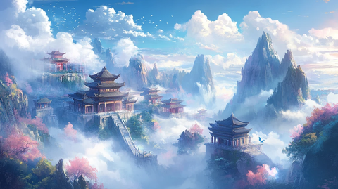 古风仙境天上宫阙