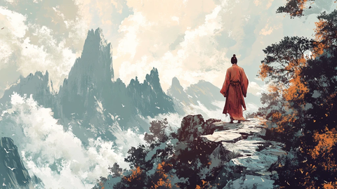 山水画卷四季风