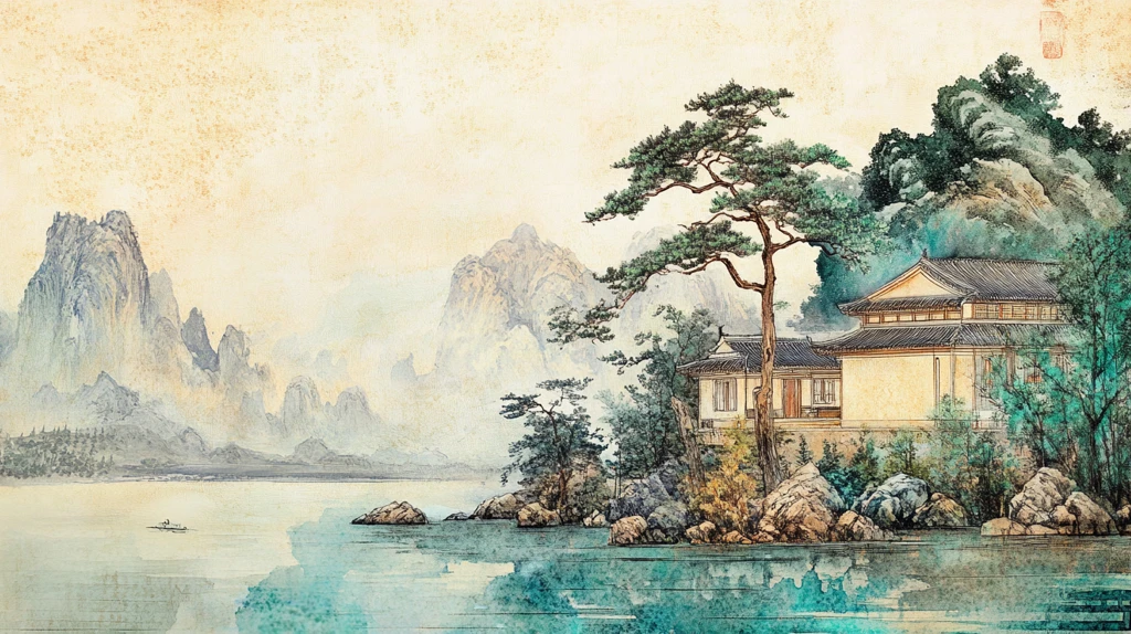 迎客松酒店客厅背景