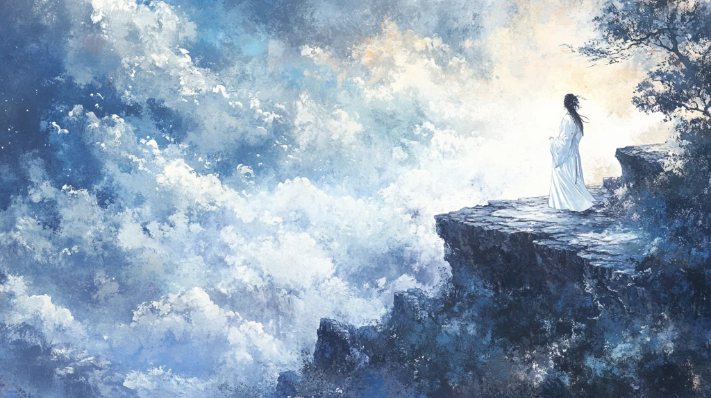 古风人像水墨山水