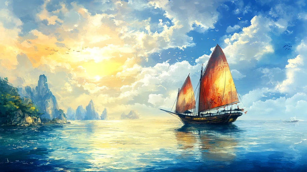 扬帆启航高清画