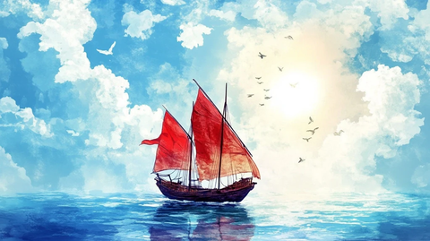 扬帆启航高清画