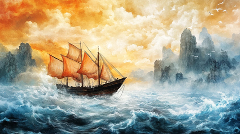 扬帆启航高清画