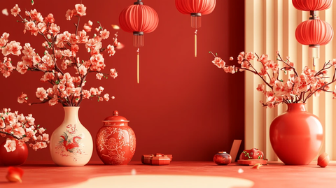 春节氛围陈设