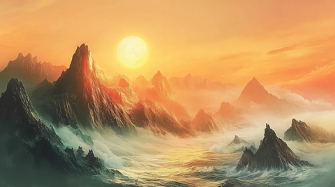 山水画卷二十四节气