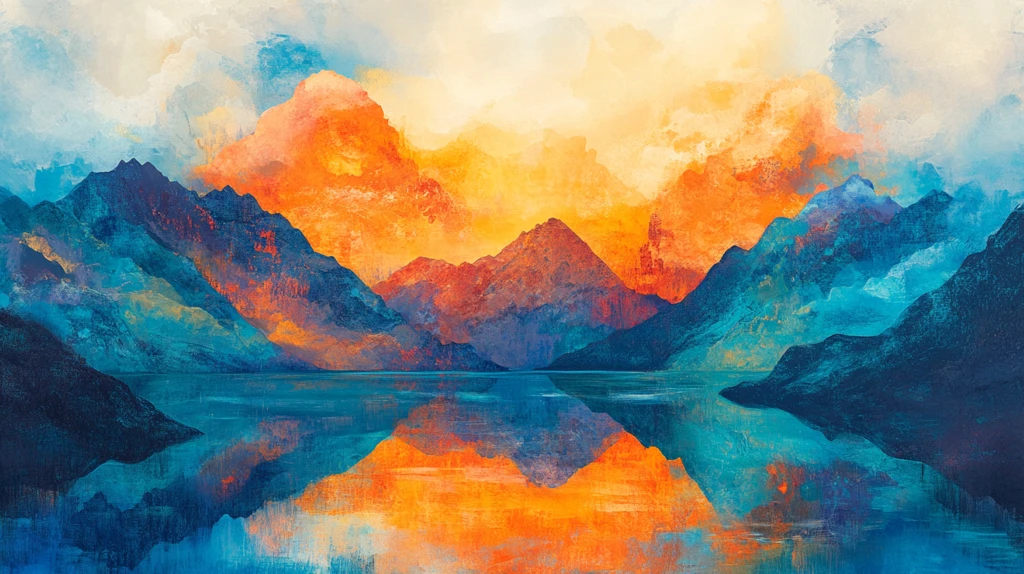 幻彩艺术山水风景