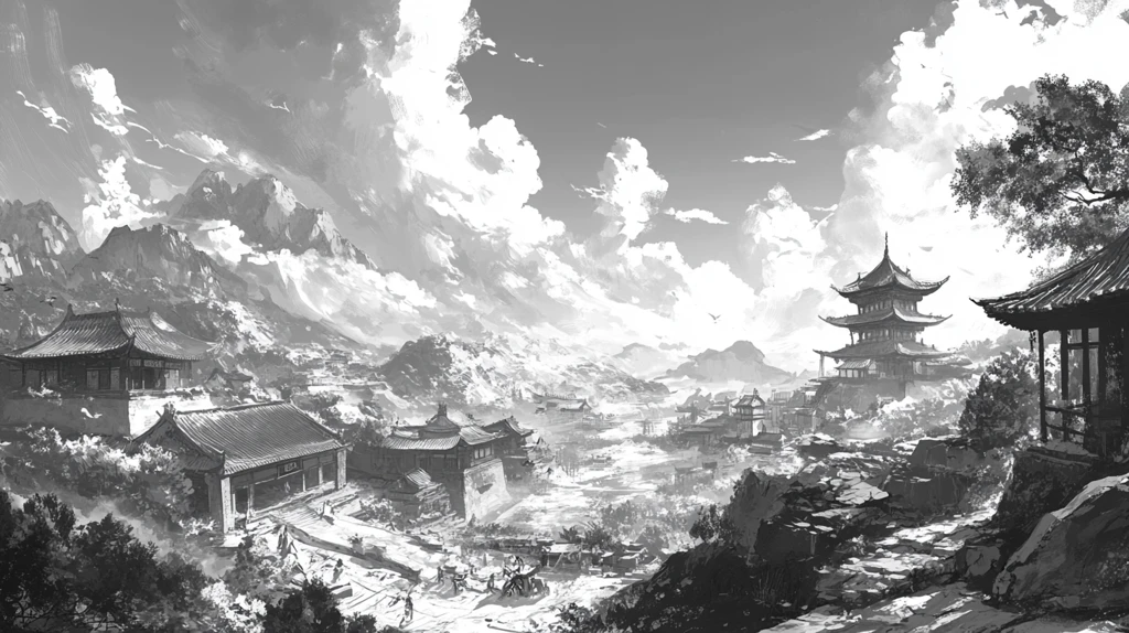 古风场景概念图