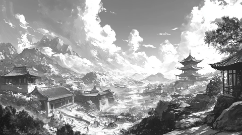 古风场景概念图