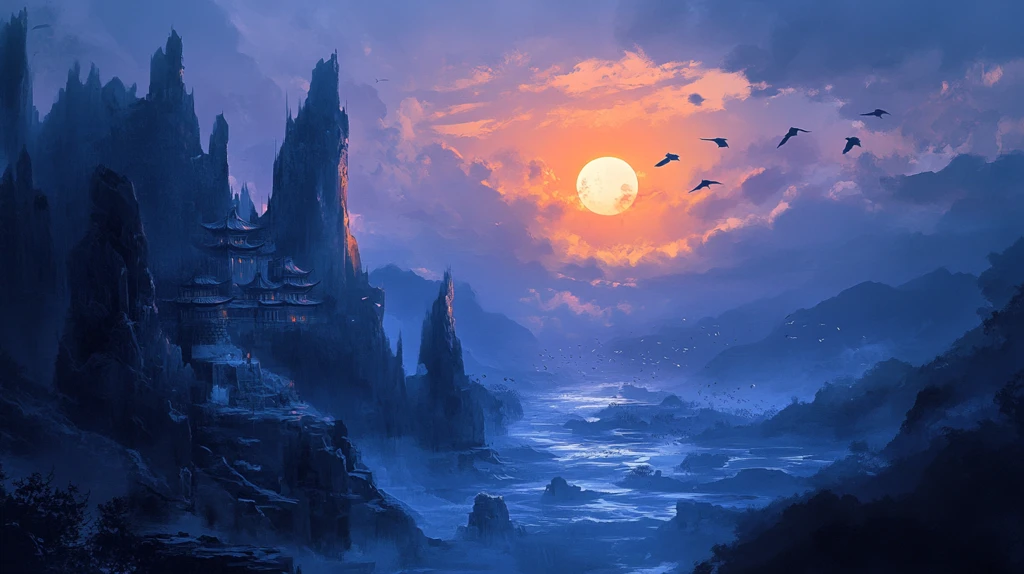 神话风格背景图