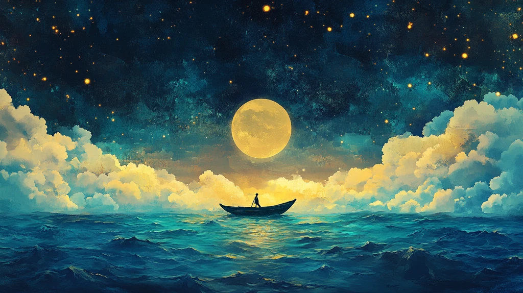 星月河幻想插画