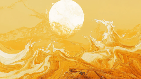 新中式金色山水