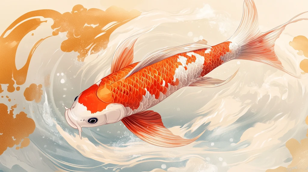 插画锦鲤