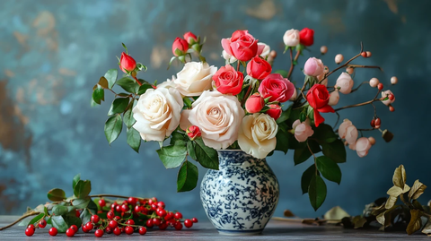 唯美玫瑰花花束