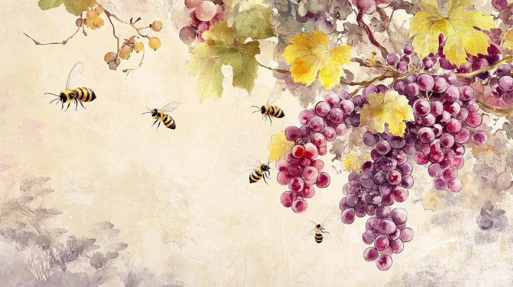 葡萄暖色背景墙