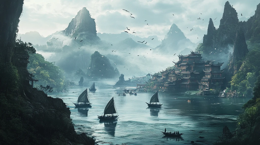 古风场景概念图