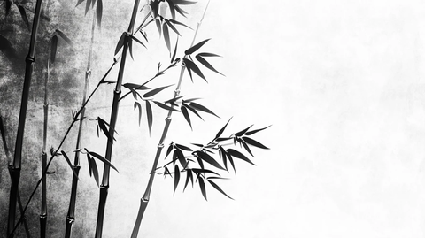 意境墨竹